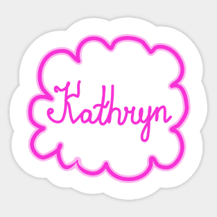 Kathryn. Female name. Sticker